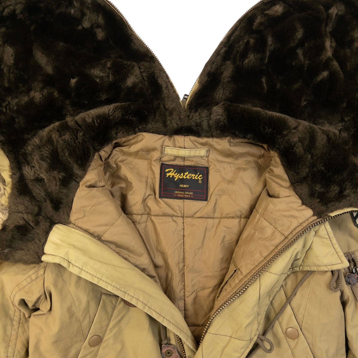Vintage 90s Hysteric Glamour Fur Hood Cape Jacket Womens Size M | Medium, Multicoloured