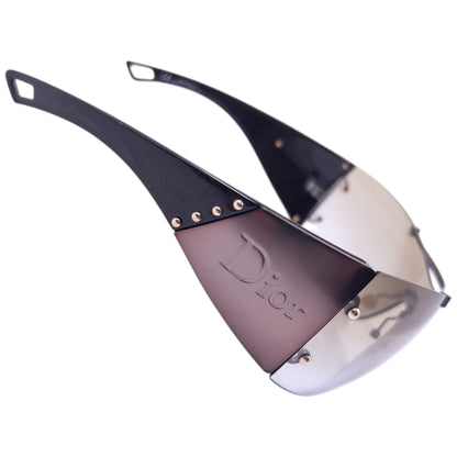 Vintage 2000s Dior Diorito Embossed Sunglasses | O/S, Brown