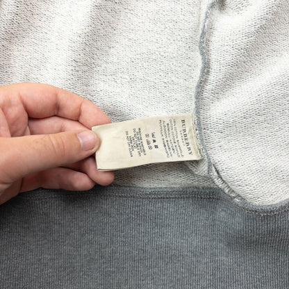 Vintage Burberry Zip Up Hoodie Size M | Medium, Grey
