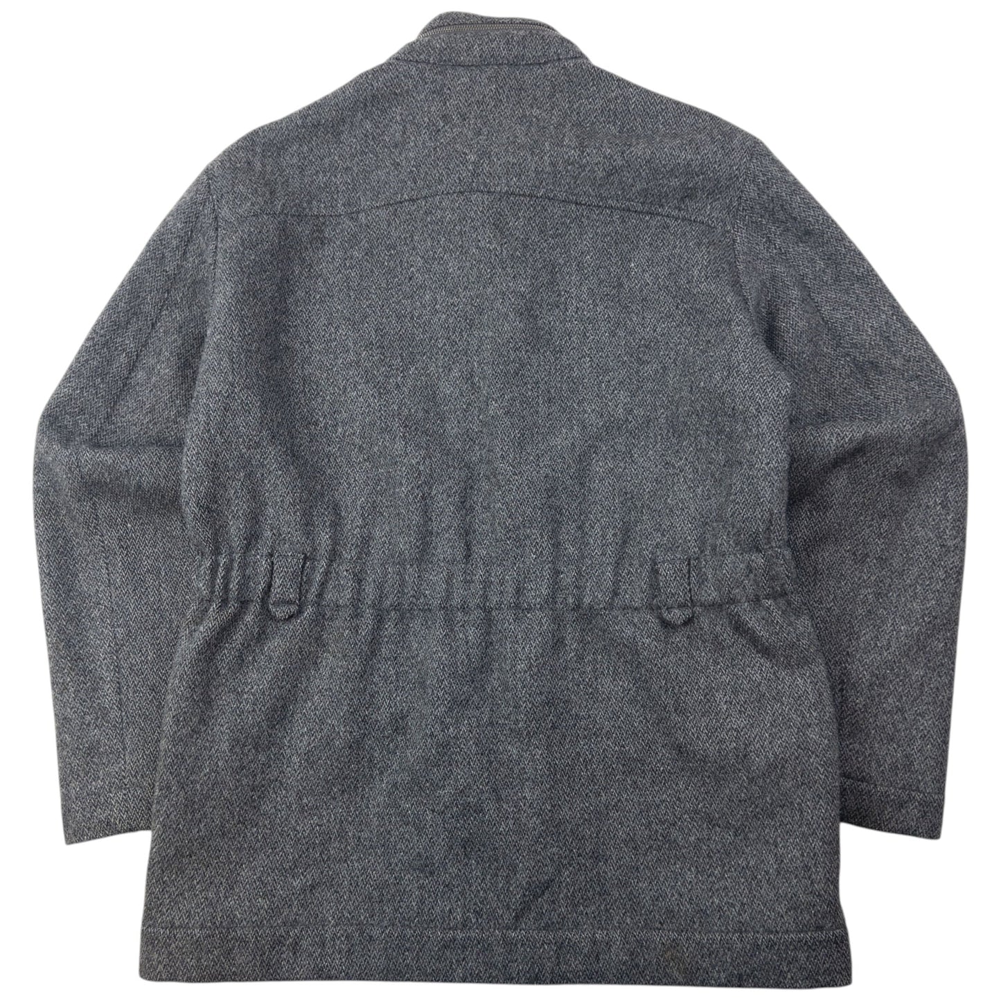 Vintage 2000s Hugo Boss Multi Pocket Wool Jacket Size M | Medium, Grey