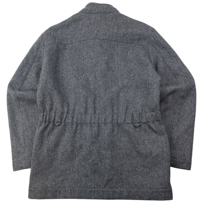 Vintage 2000s Hugo Boss Multi Pocket Wool Jacket Size M | Medium, Grey