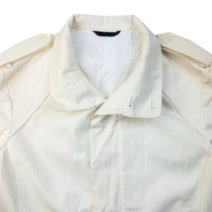Vintage 90s Yohji Yamamoto A.A.R Button Up Jacket Size S | Small, Cream