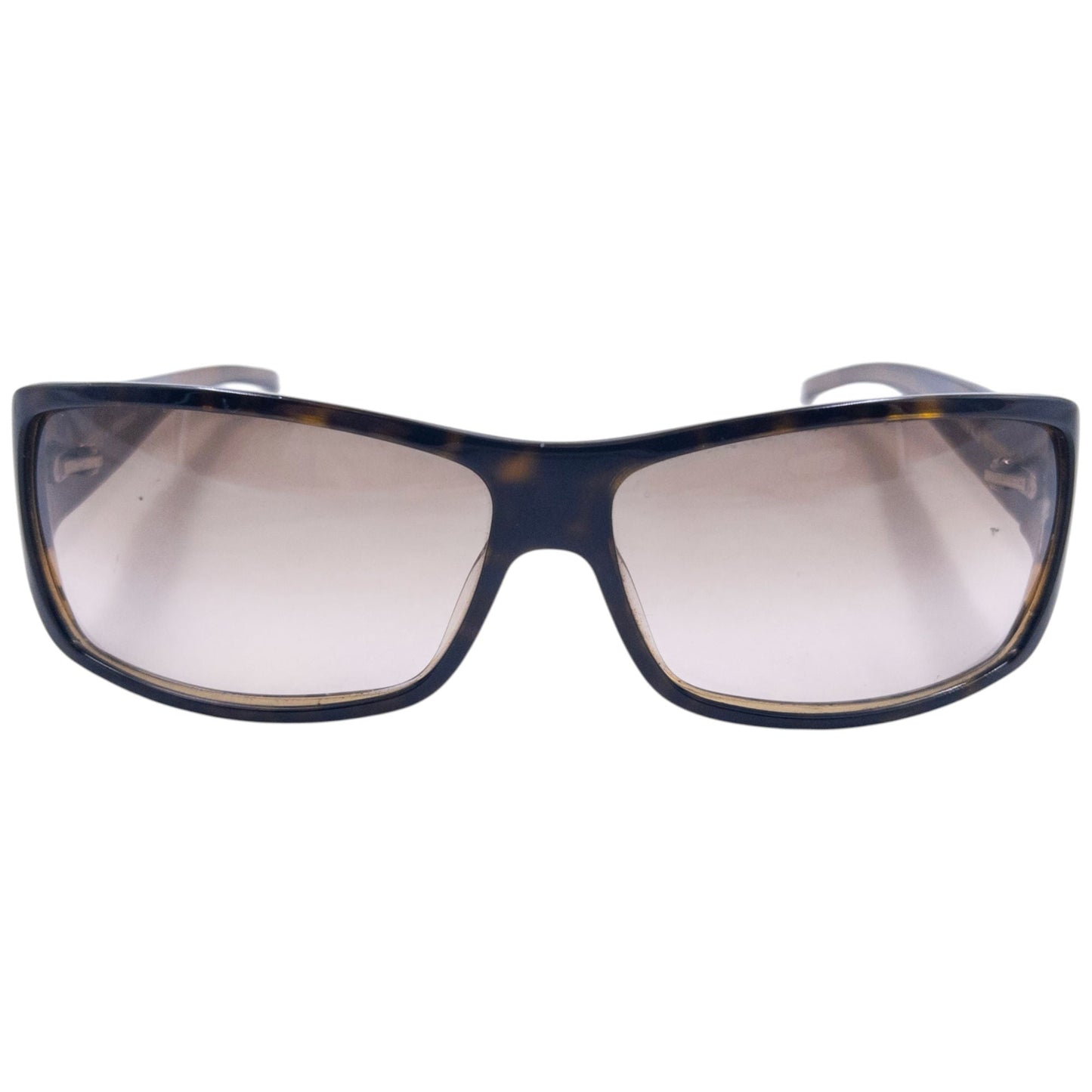 Vintage Burberry Nova Check Embossed Tortoise Shell Sunglasses