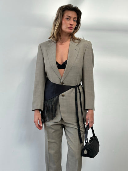 Burberry 1990s Pure Wool Single Breasted Suit - M/W32