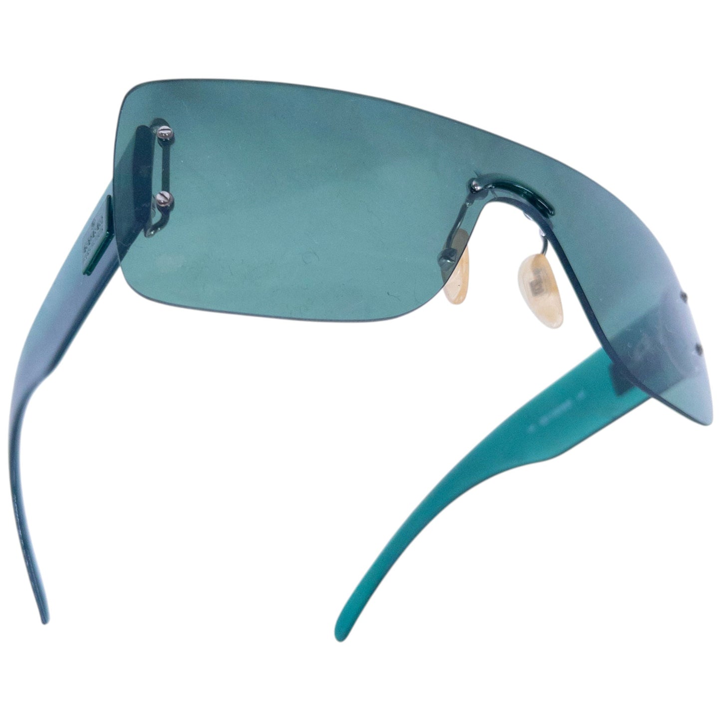 Vintage 2000s Gucci Clear Rimless Sunglasses