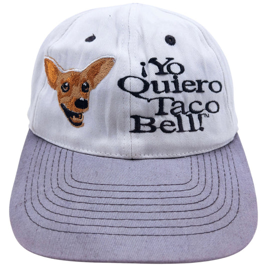 Vintage 90s Yo Quiero Taco Bell Chihuahua Embroidered Hat | O/S, Red