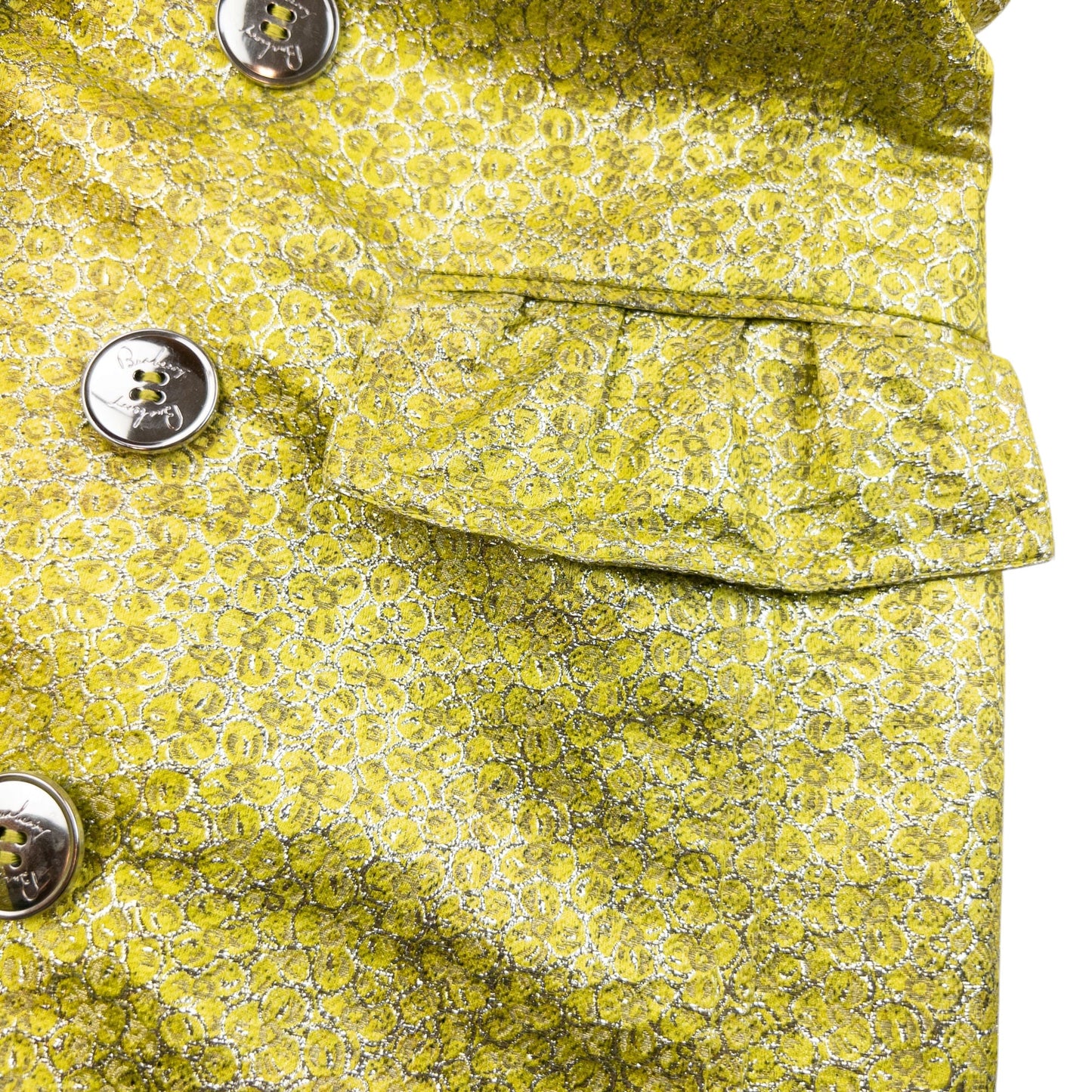 Vintage 2007 Burberry Button Up Pattern Jacket Womens Size M | Medium, Green