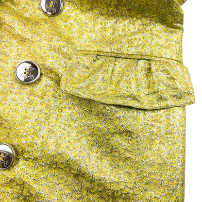 Vintage 2007 Burberry Button Up Pattern Jacket Womens Size M | Medium, Green