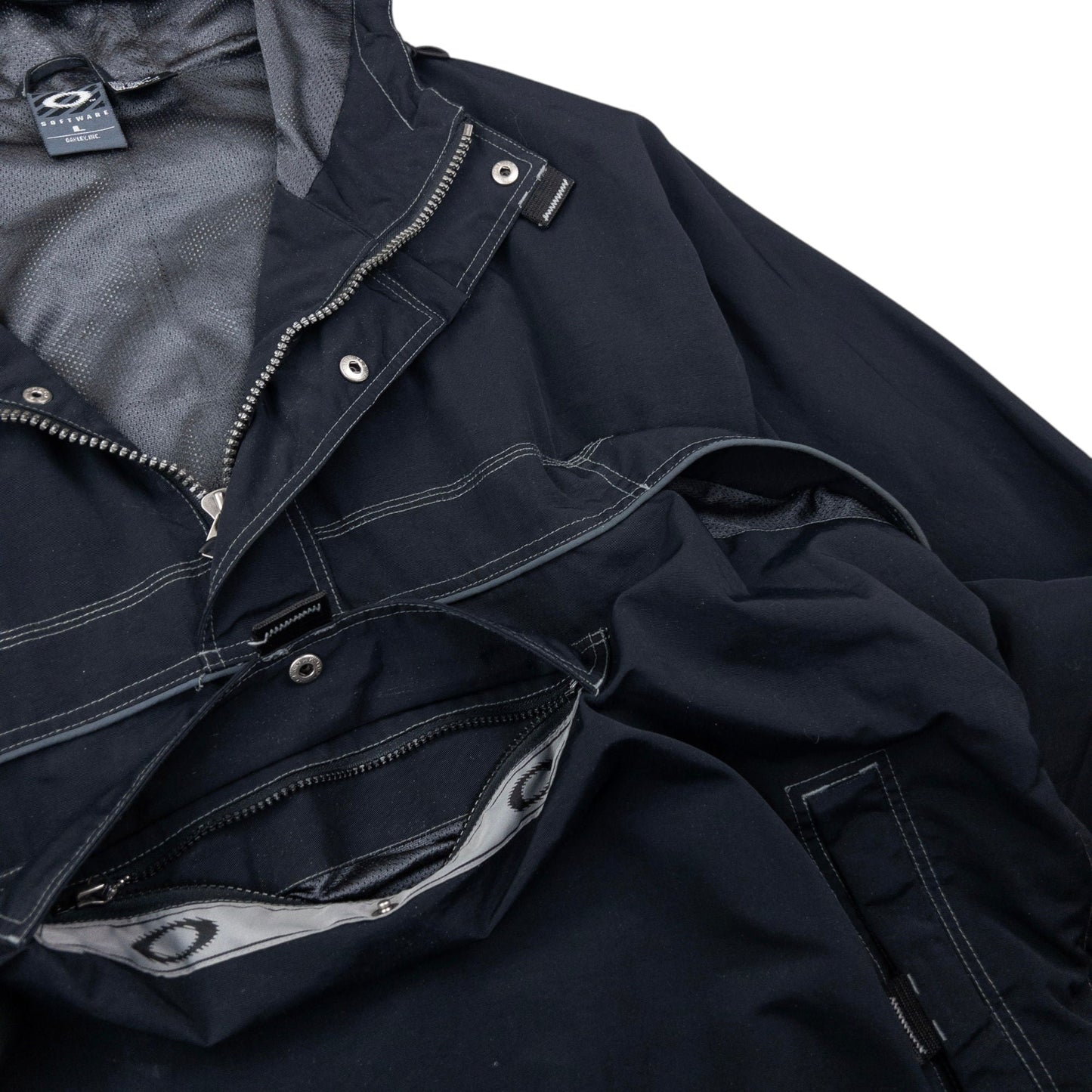 Vintage Oakley Q Zip Waterproof Jacket Size XL