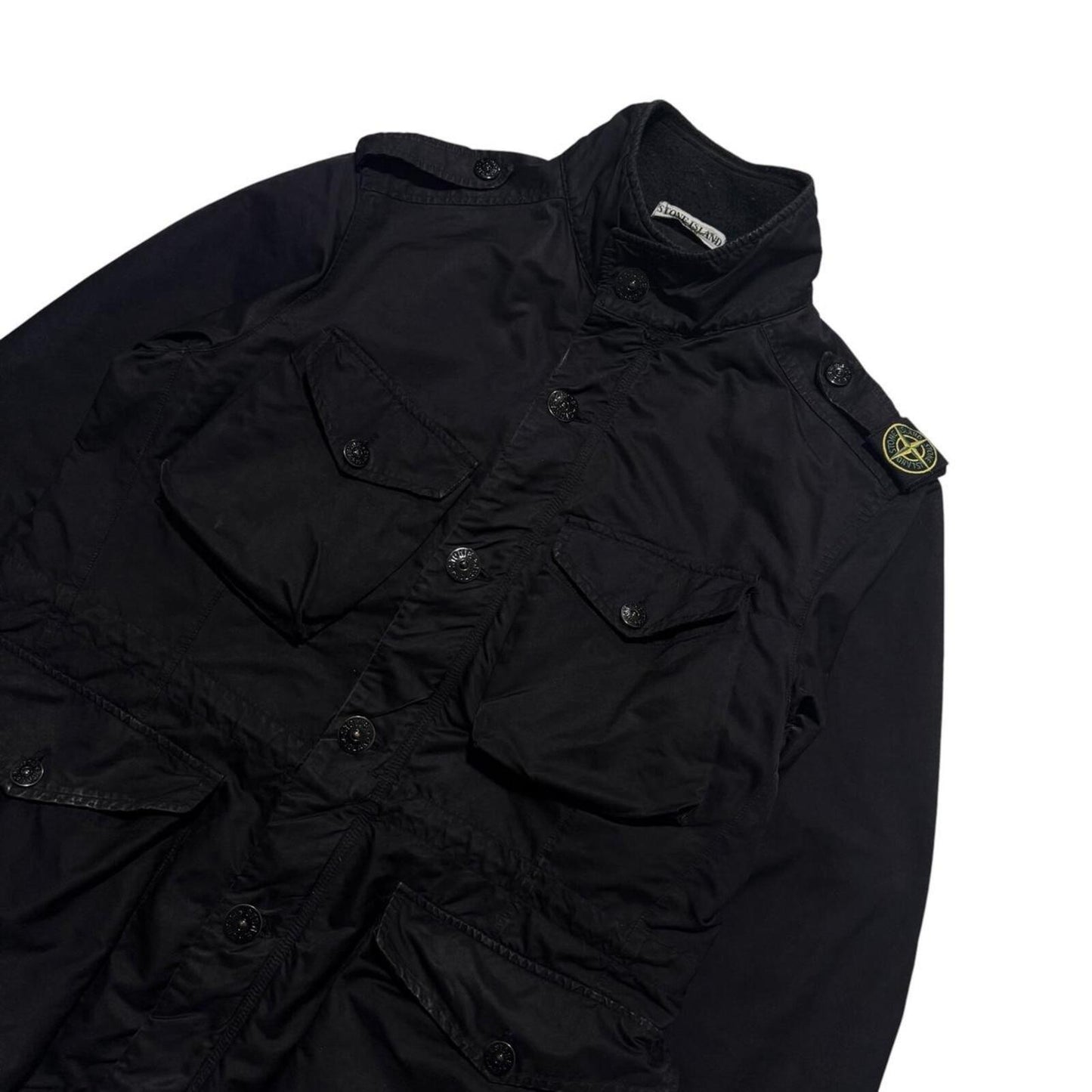 Stone Island Shoulder Badge David-TC Jacket | XL, Black