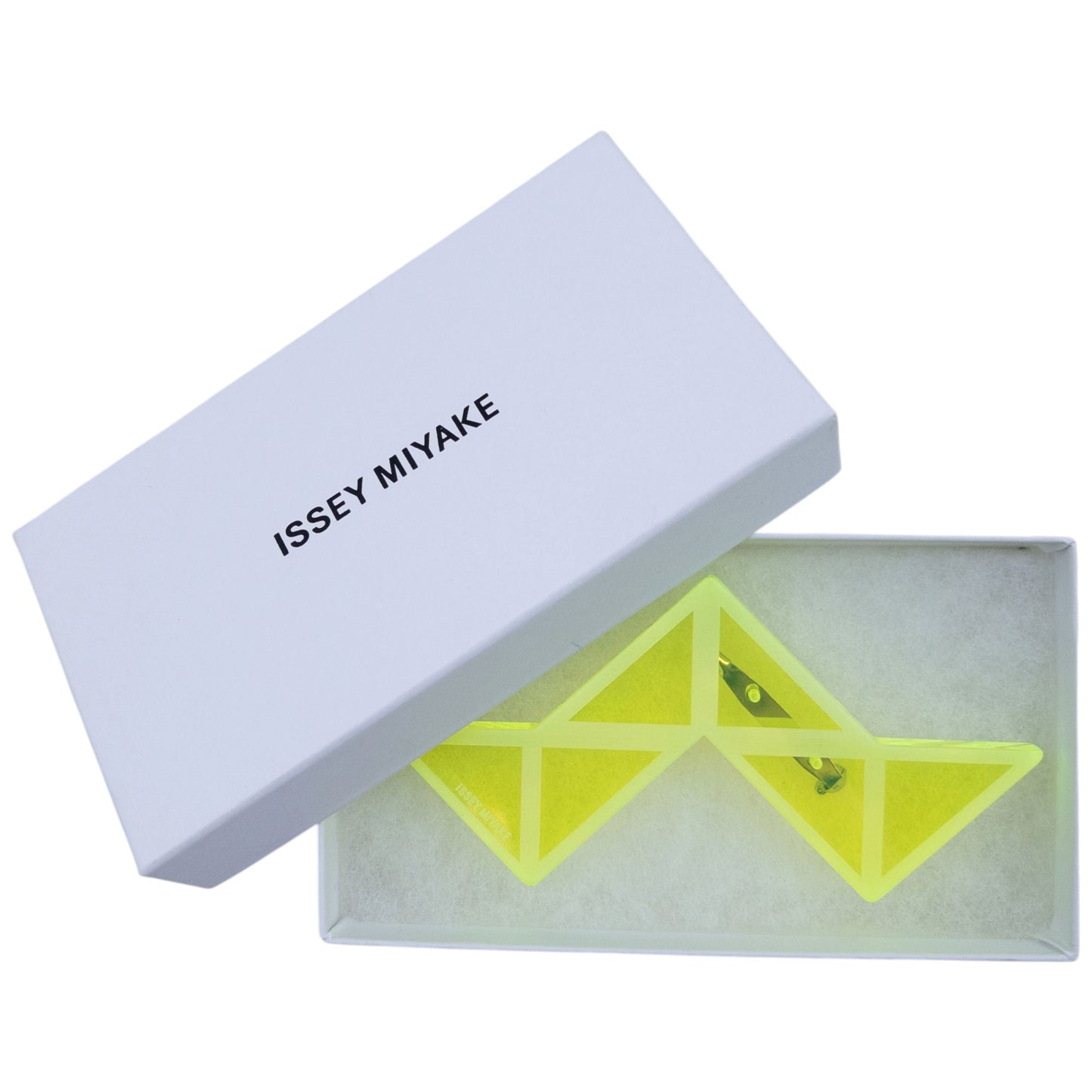 Vintage 2000s Issey Miyake Geometric Pin Broach | O/S, Green