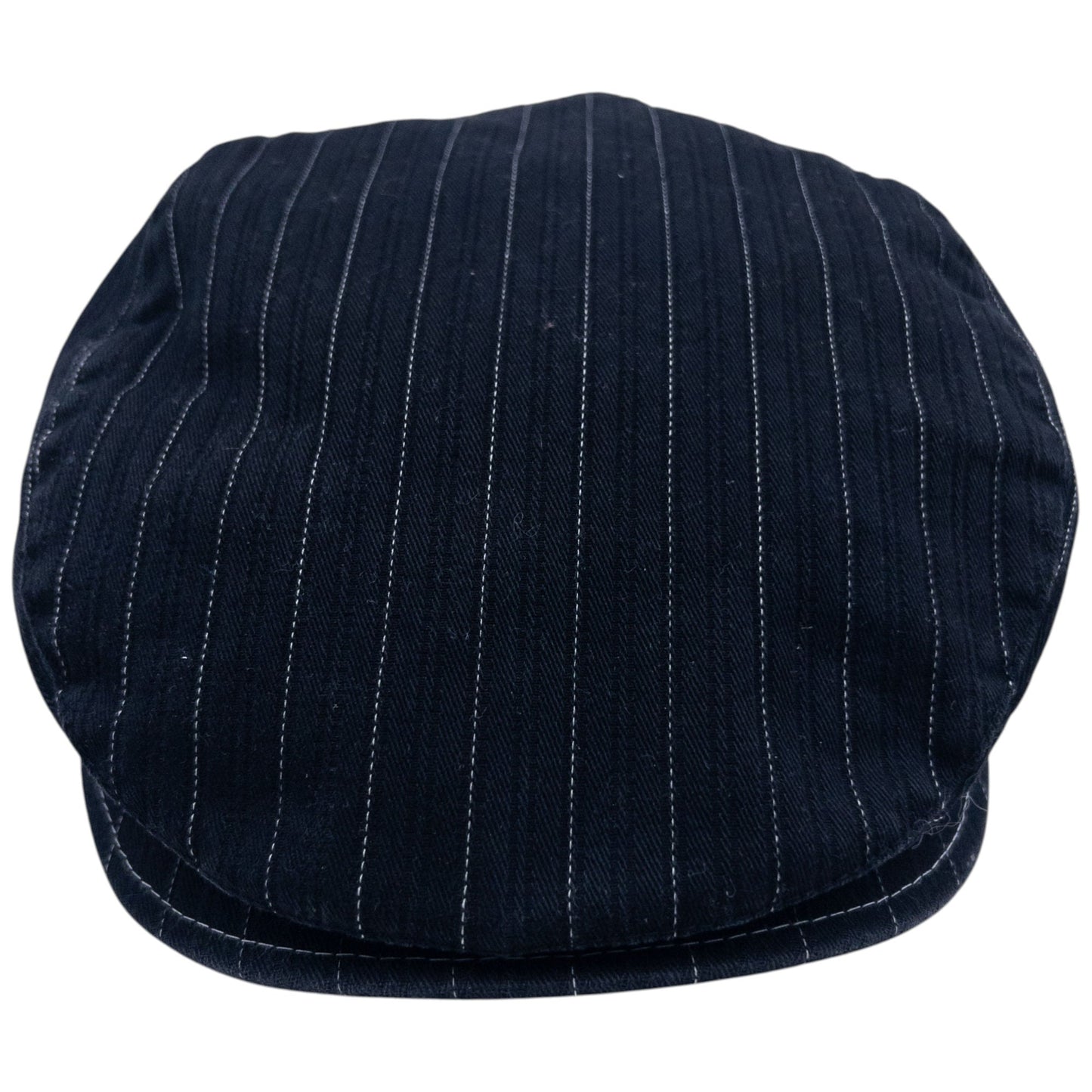 Vintage 2000s Hugo Boss Striped Flat-Cap Hat Size L/XL | O/S, Black
