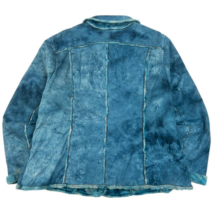 Vintage 90s Y'Saccs By Yohji Yamamoto Shearling Jacket Womens Size M | Medium, Blue