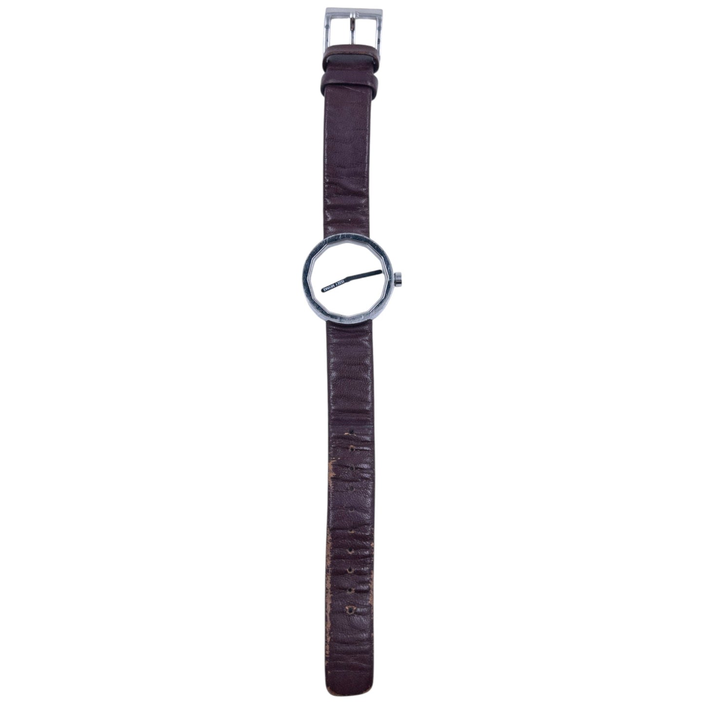Vintage Issey Miyake Twelve Leather Watch | O/S, Brown