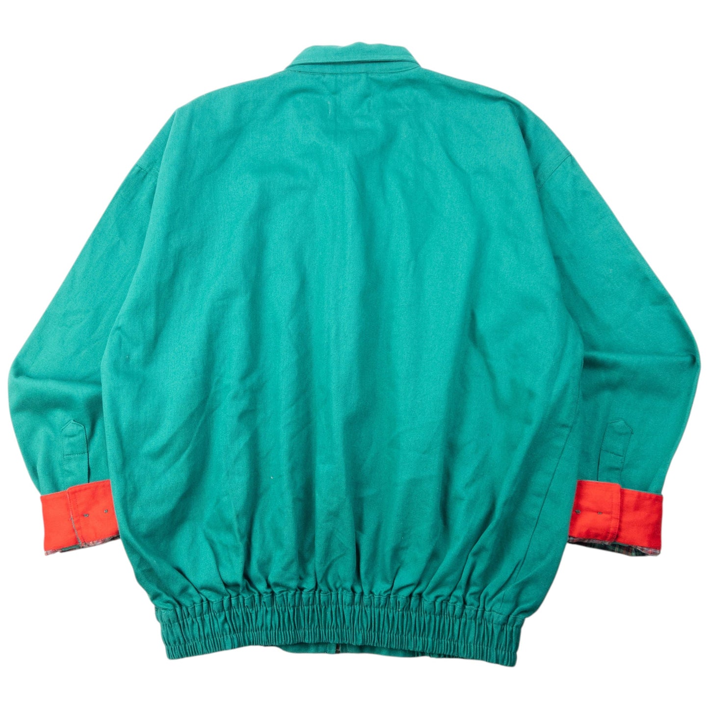 Vintage 80s YSL Yves Saint Laurent Pattern Lined Harrington Jacket Size L | Large, Green