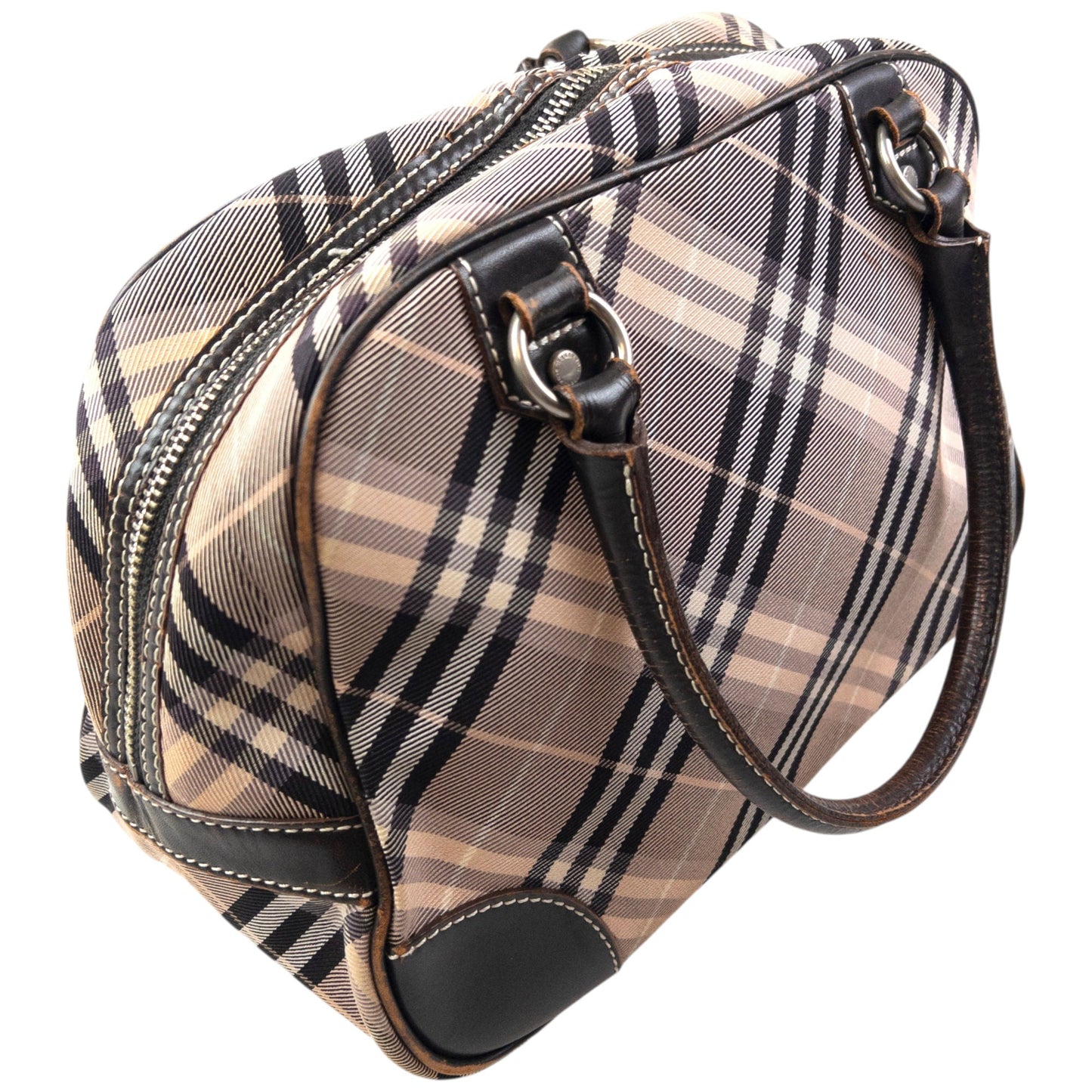 Vintage 2000s Burberry Blue Label Nova Check Handbag | O/S, Multicoloured