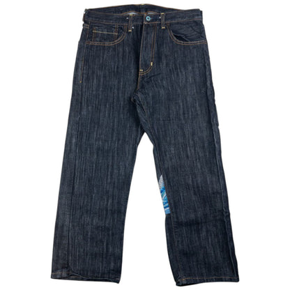 Vintage Sugoi Embroidered Koi Fish Japanese Denim Jeans Size W31