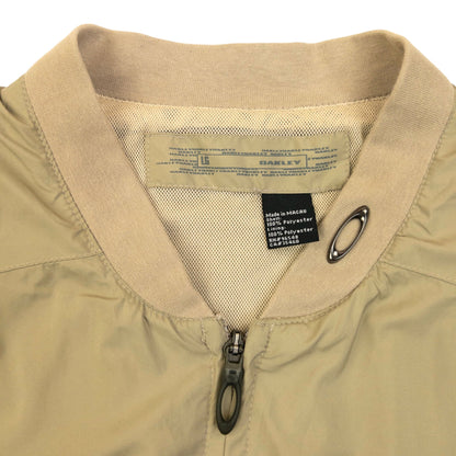 Vintage 2000s Oakley Zip Up Gilet SAMPLE Size M | Medium, Beige