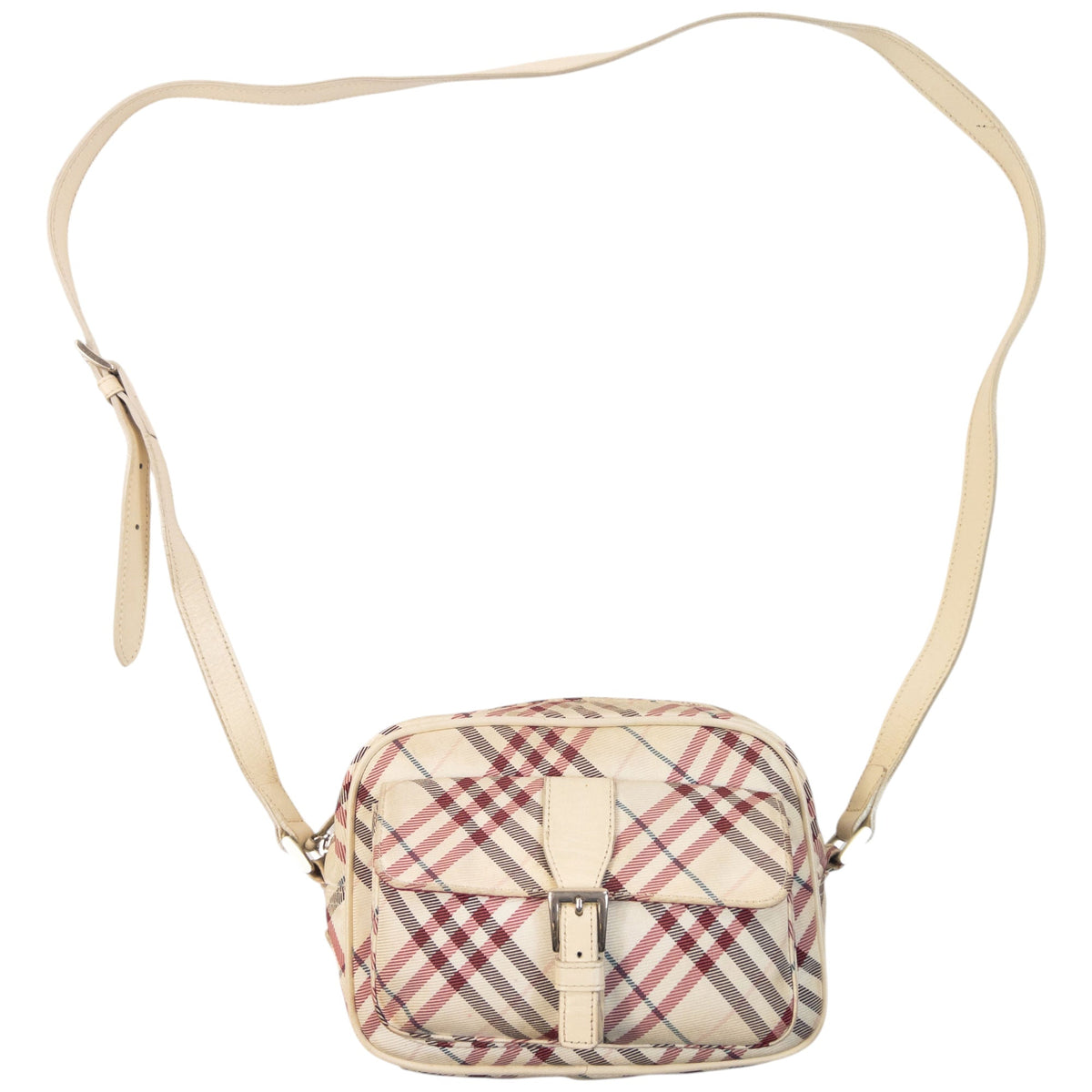 Vintage 2000s Burberry Blue Label Nova Check Crossbody Bag | O/S, Blue