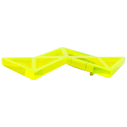 Vintage 2000s Issey Miyake Geometric Pin Broach | O/S, Green