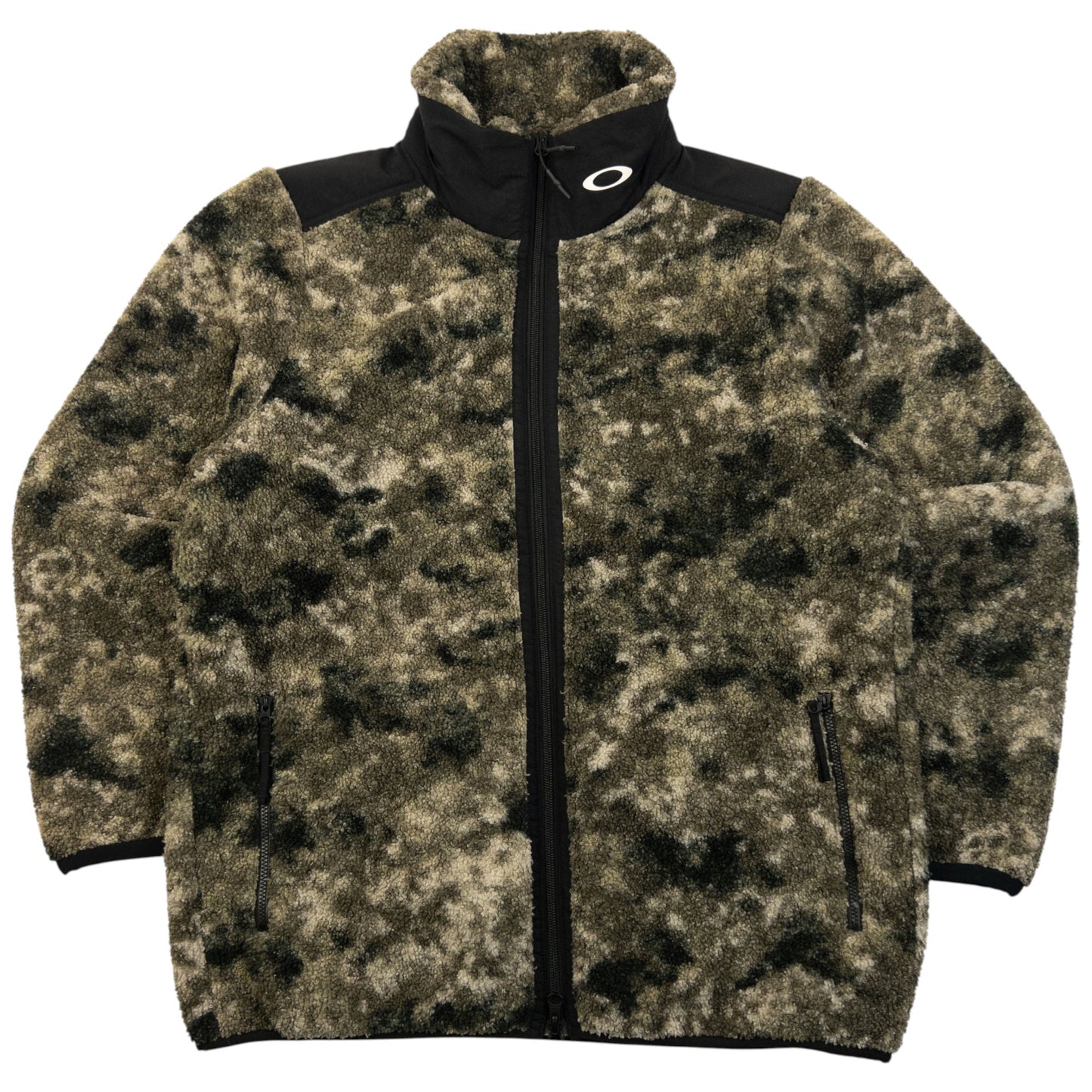 Oakley Zip Up Camo Fleece Jacket Size S | Small, Camo