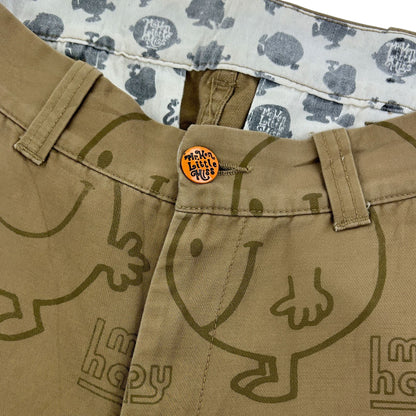 Vintage Mr. Men Print Trousers Size W29