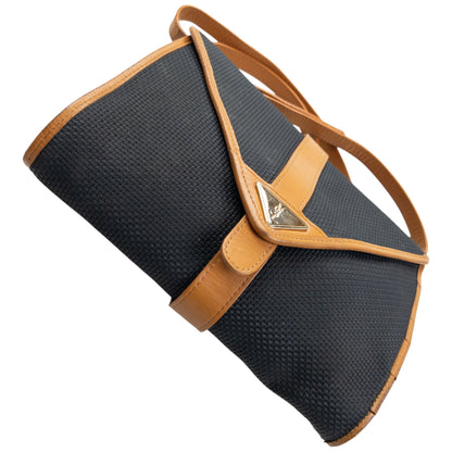 Vintage 80s YSL Yves Saint Laurent Leather Crossbody Bag | O/S, Multicoloured