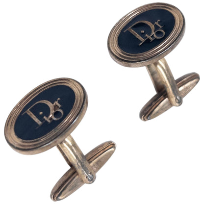 Vintage 90s Dior Embossed Cufflinks