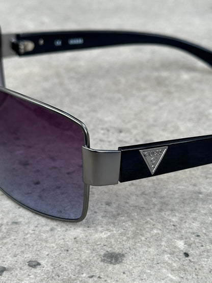Guess 2000s Oversized Shield Logo Sunglasses