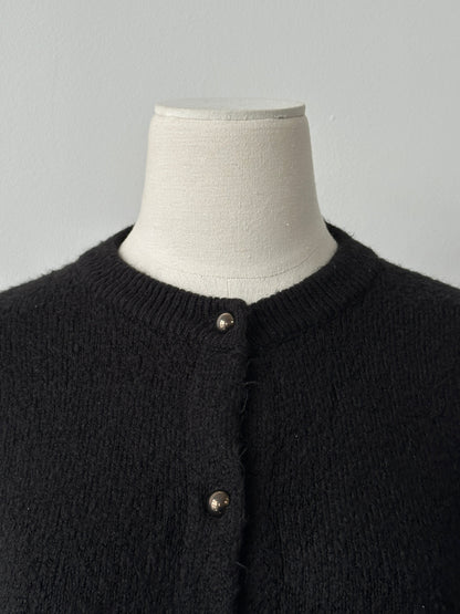 Vintage 2000s Short Sleeve Knit Cardigan - S