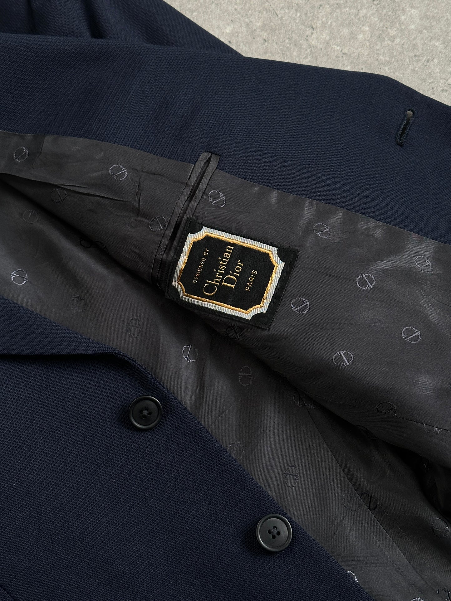 Christian Dior 1980s Wool Single Breasted Blazer - M