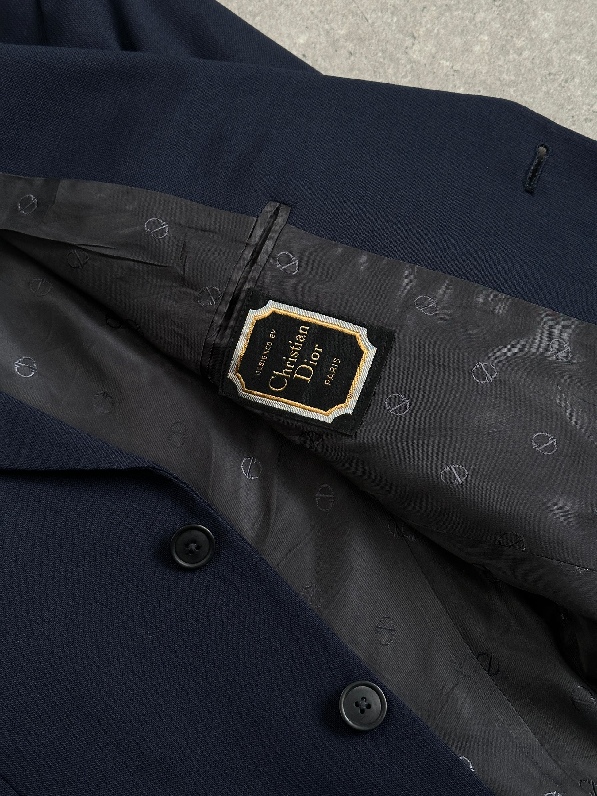 Christian Dior 1980s Wool Single Breasted Blazer - M