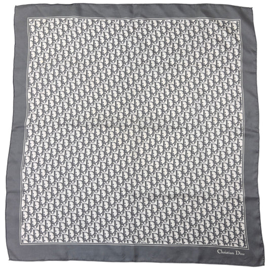 Vintage Dior Monogram Silk Scarf