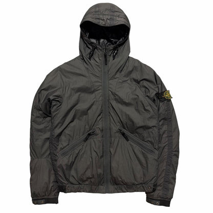 Stone Island 2009 Goose Down Mesh Badge Jacket | Large, Charcoal