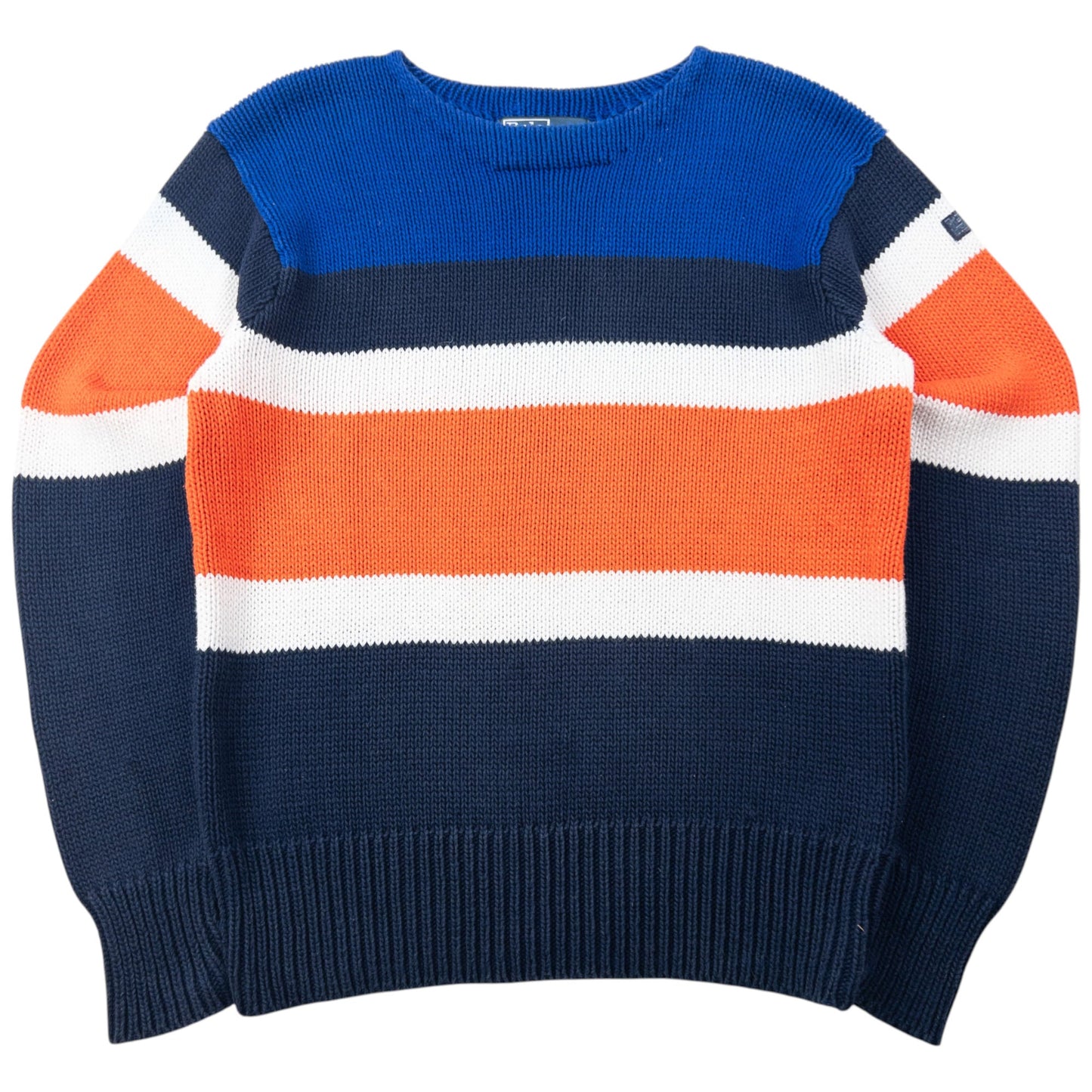 Vintage 2000s Polo Ralph Lauren Striped Knit Jumper SIze S