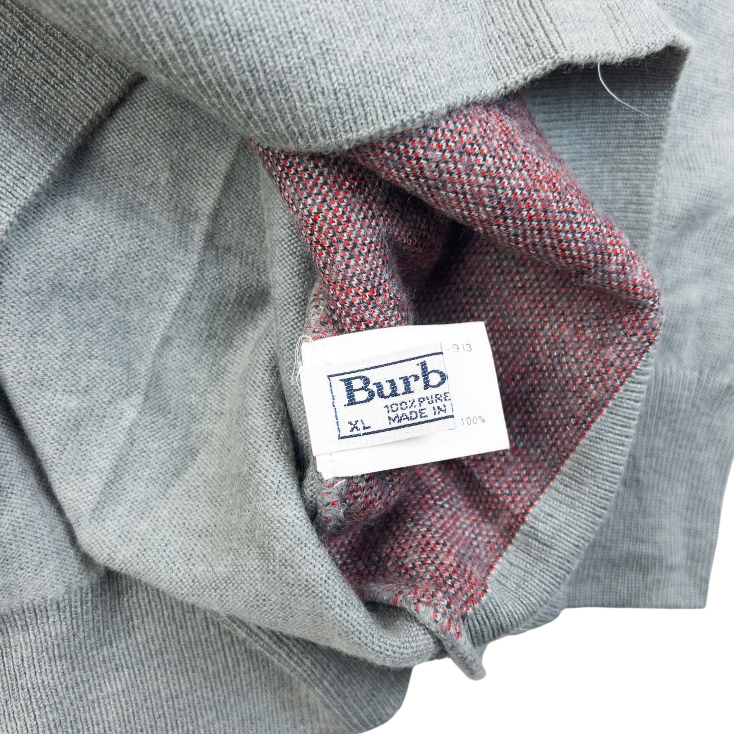 Vintage 90s Burberry Nova Check Jumper Womens Size M | Medium, Grey
