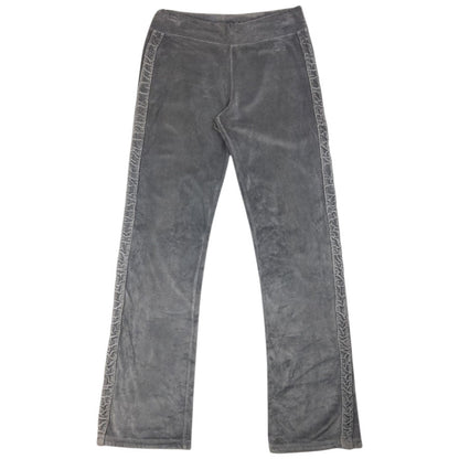 Vintage Burberry Ruched Velour Zip Up Hoodie & Joggers Set Womens Size S