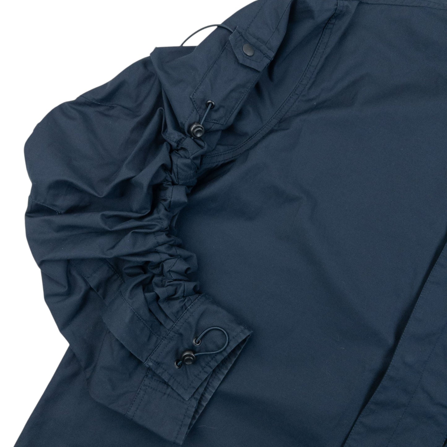 Vintage 2000s Maharishi Asymmetric Elastic Sleeve Button Up Shirt Size M | Medium, Navy