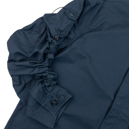 Vintage 2000s Maharishi Asymmetric Elastic Sleeve Button Up Shirt Size M | Medium, Navy