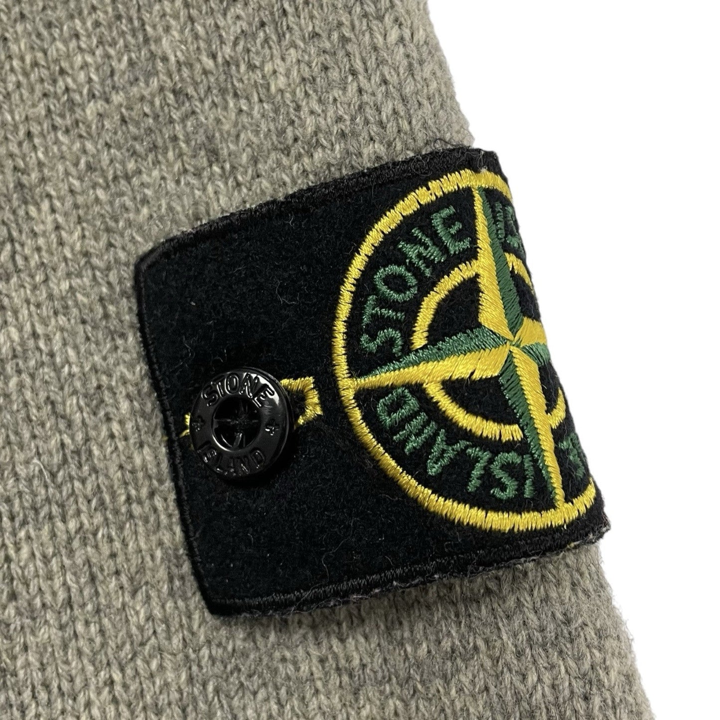 Vintage Stone Island Wool Knit Hoodie, Size XXXL | Stone island, Grey