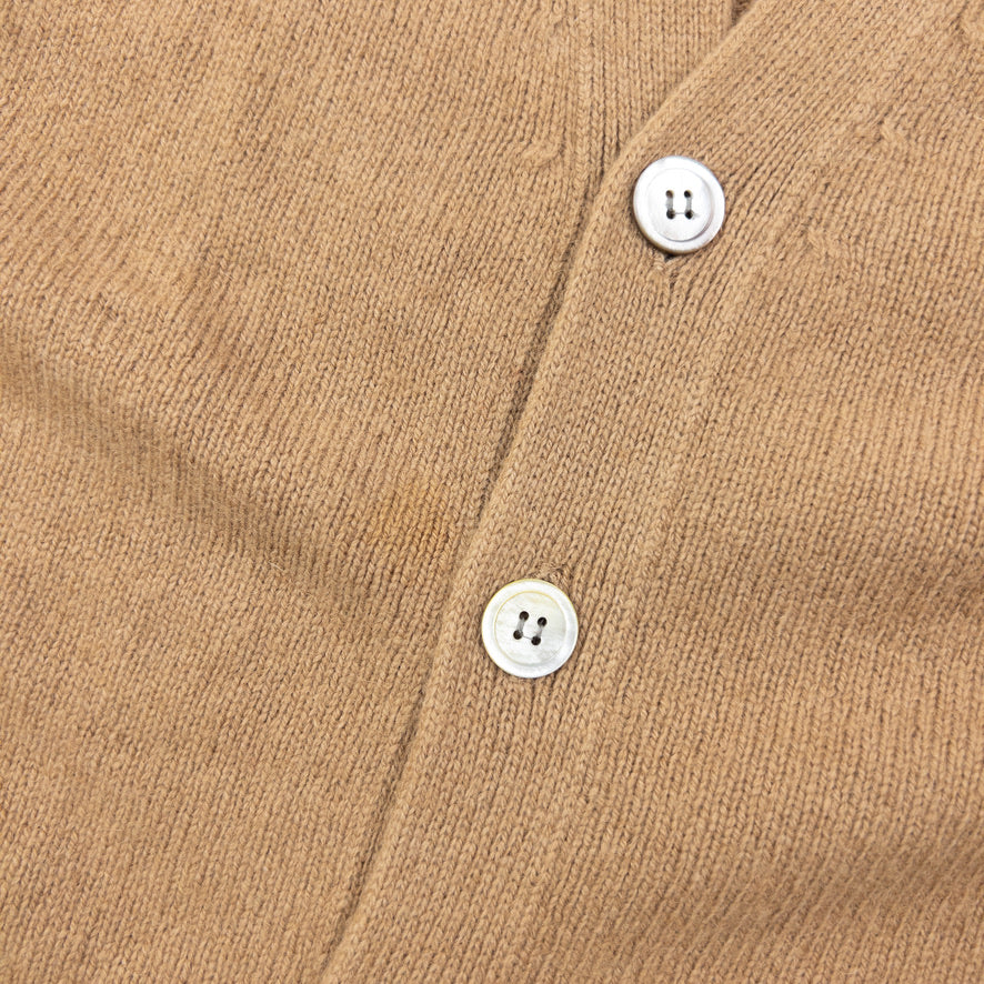 Vintage 1989 Comme Des Garçons HOMME Wool Cardigan Size M | Medium, Beige