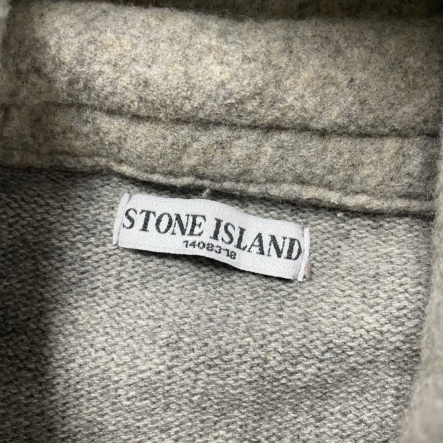 Vintage Stone Island Wool Knit Hoodie, Size XXXL | Stone island, Grey