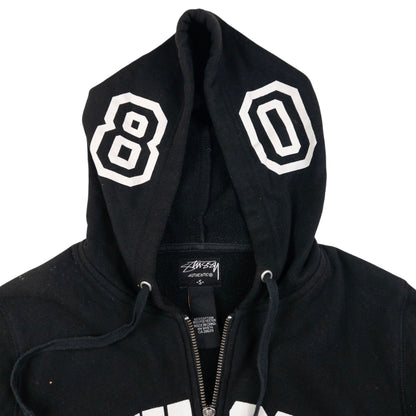 Vintage Stussy 80 Zip Up Hoodie Size S