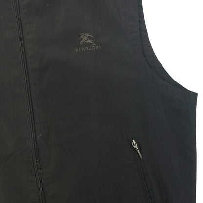 Vintage 2000s Burberry Zip Up Gilet Size XL | XL, Black