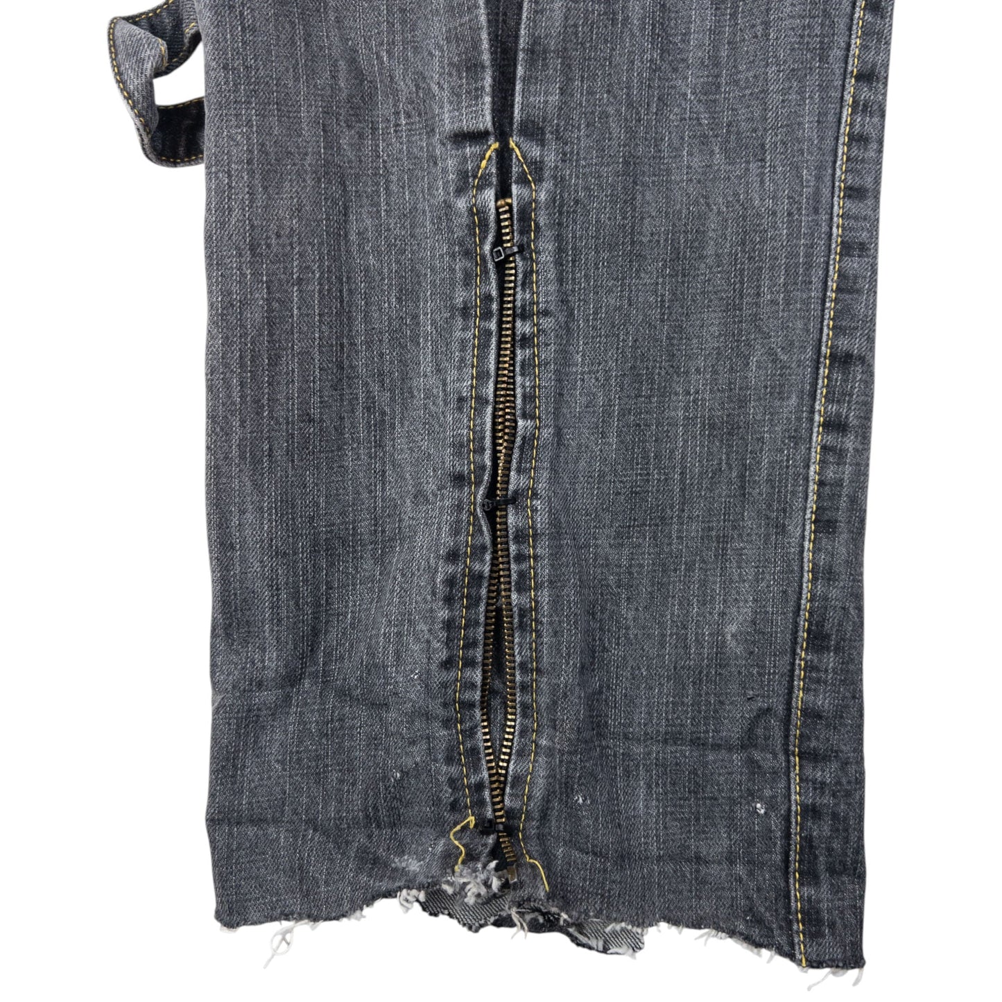 Vintage Evisu Embroidered Gull Bondage Zip Japanese Denim Jeans Size W33