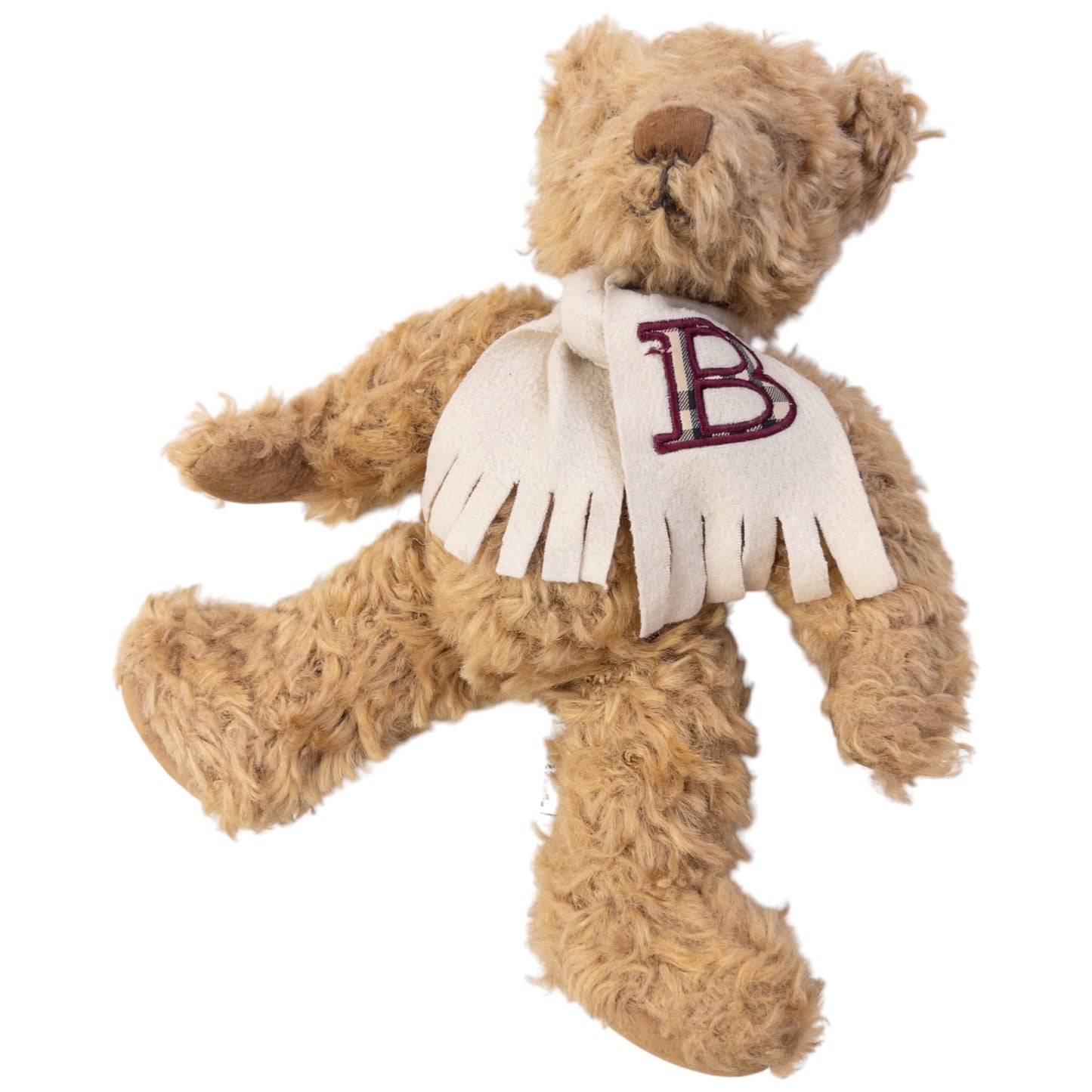 Vintage 2000s Burberry Embroidered Scarf Teddy Bear | O/S, Multicoloured