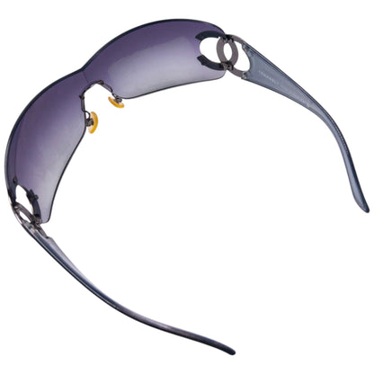 Vintage 2000s Chanel Rimless Sunglasses | O/S, Black