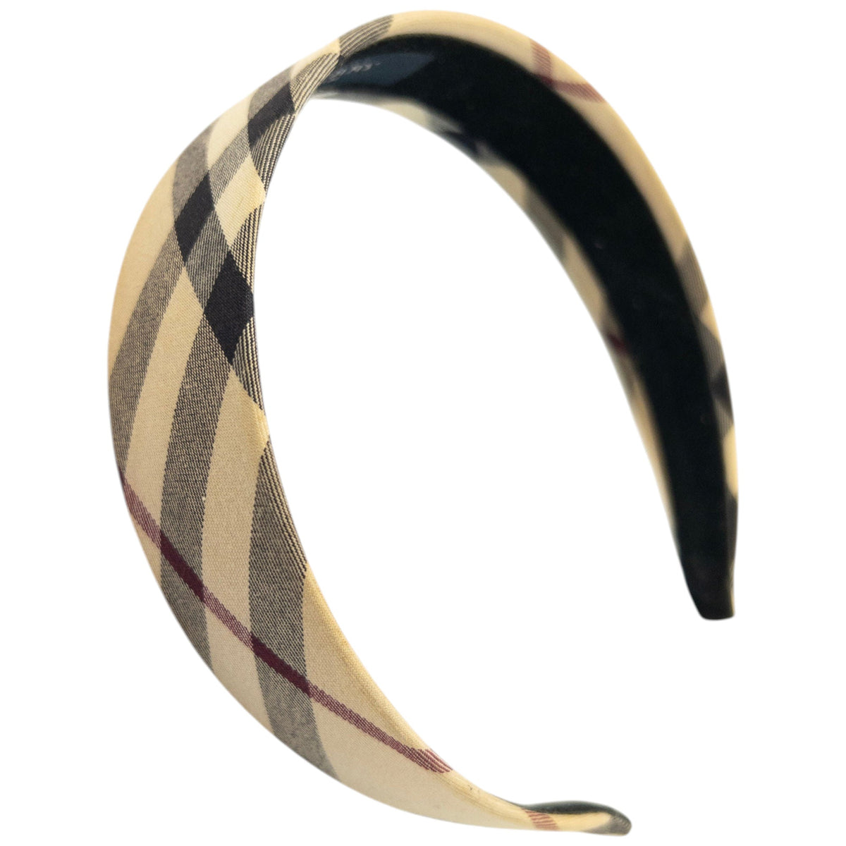 Vintage 2000s Burberry Nova Check Headband | O/S, Beige, Black, Red