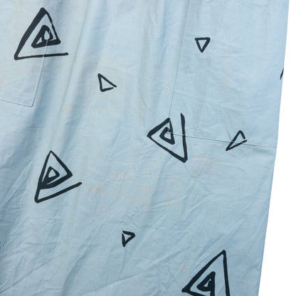 Vintage 90s Issey Miyake Triangle Print Tie Back Apron | O/S, Black