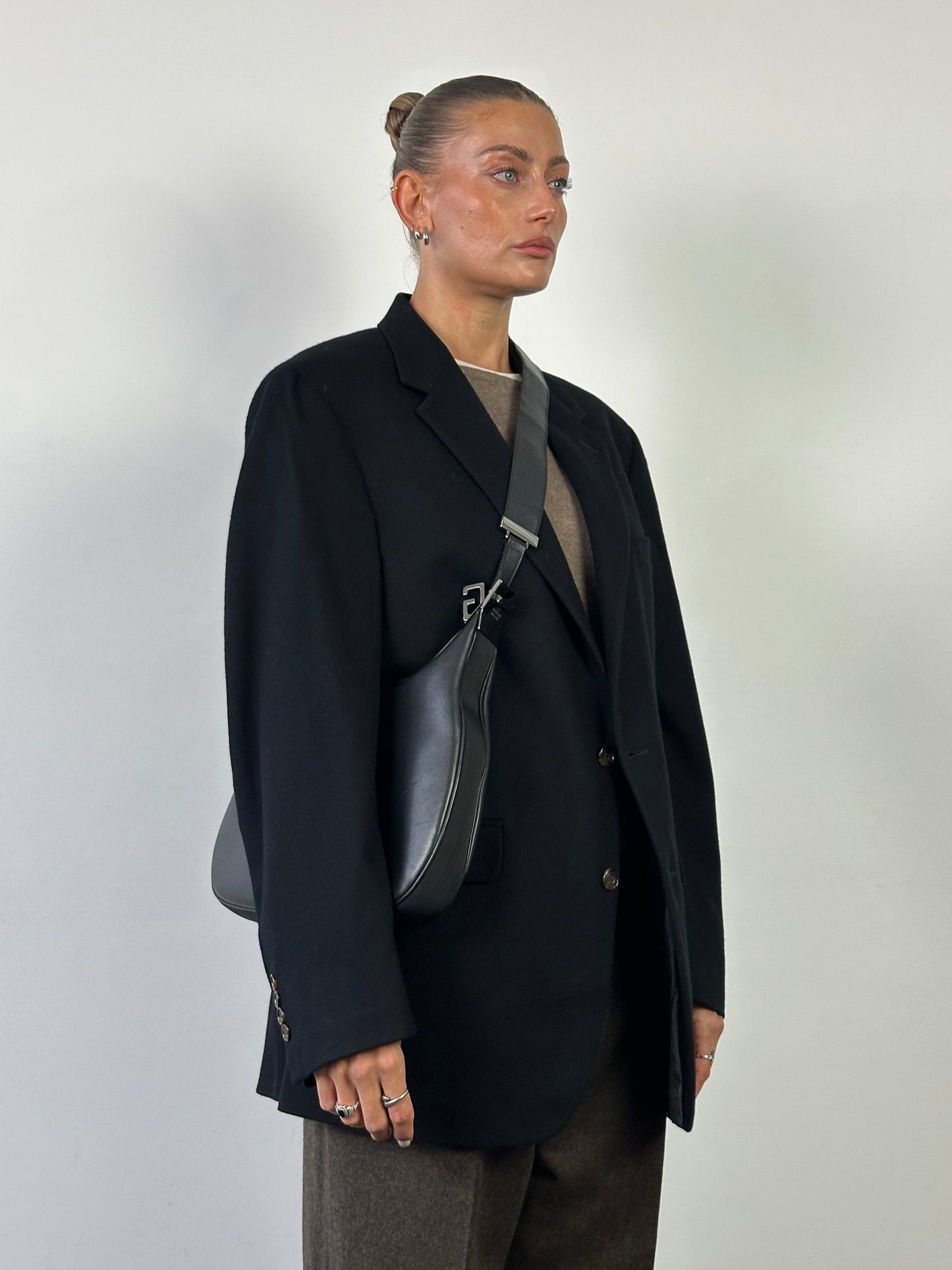 Vintage Pure Cashmere Single Breasted Blazer - XL